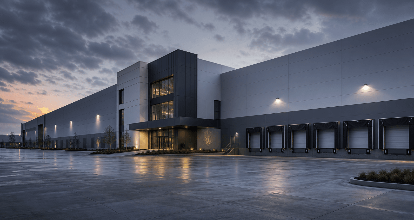 Industrial relocation, modern logistics facility